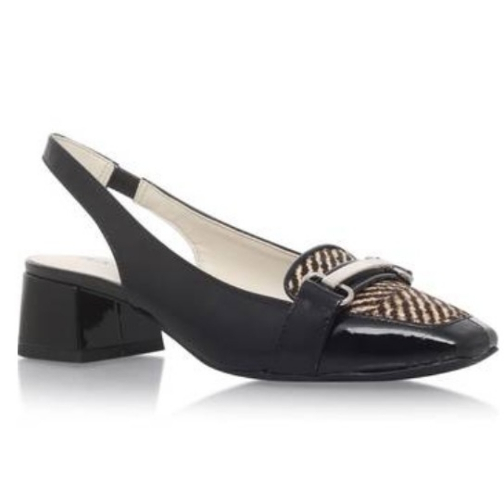 New Anne Klein Abbie Mid Heel Sandals, Size 7M